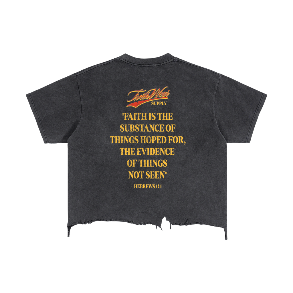 Kid Cosmo Limited Edition Vintage Wash Boxy Distressed Hem T-Shirt