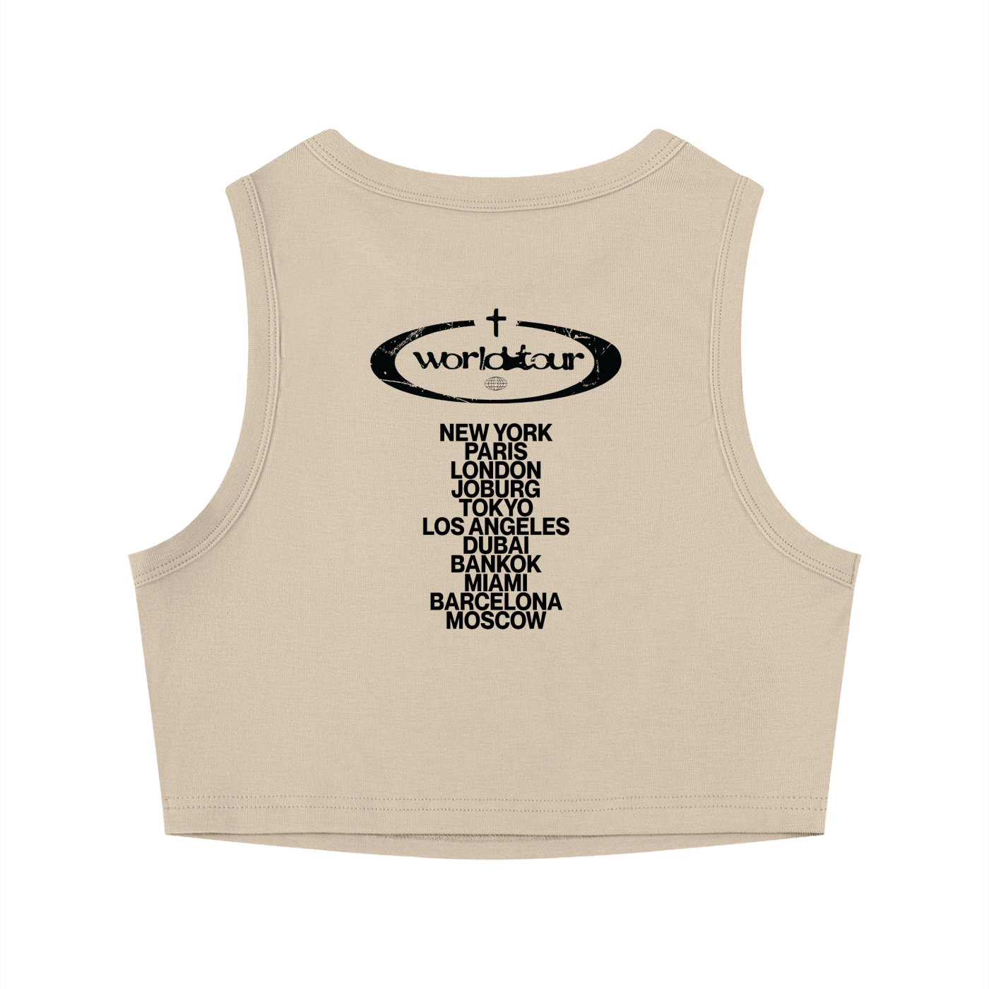 God Is Everywhere Women's Tight Crewneck Crop Tank Top