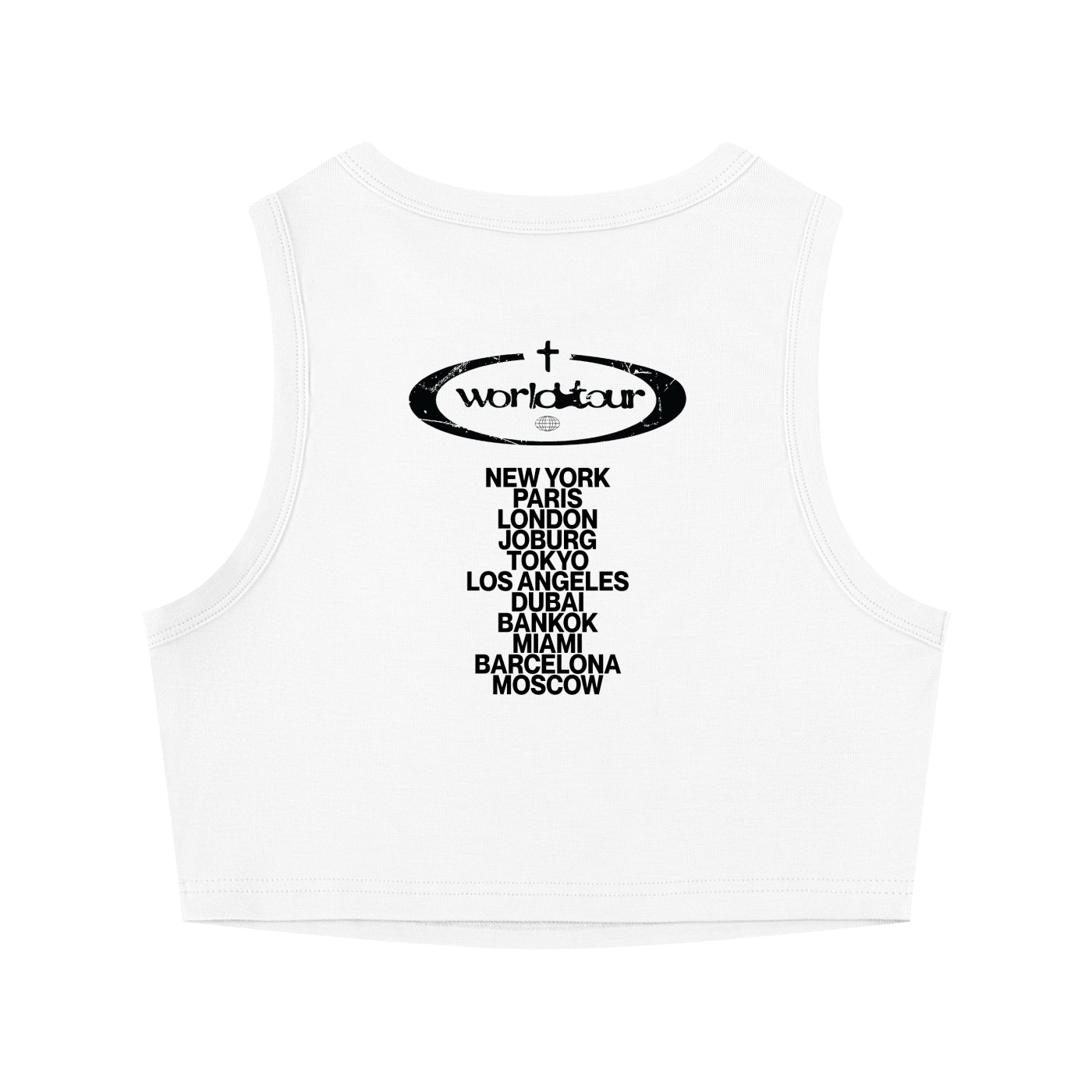 God Is Everywhere Women's Tight Crewneck Crop Tank Top