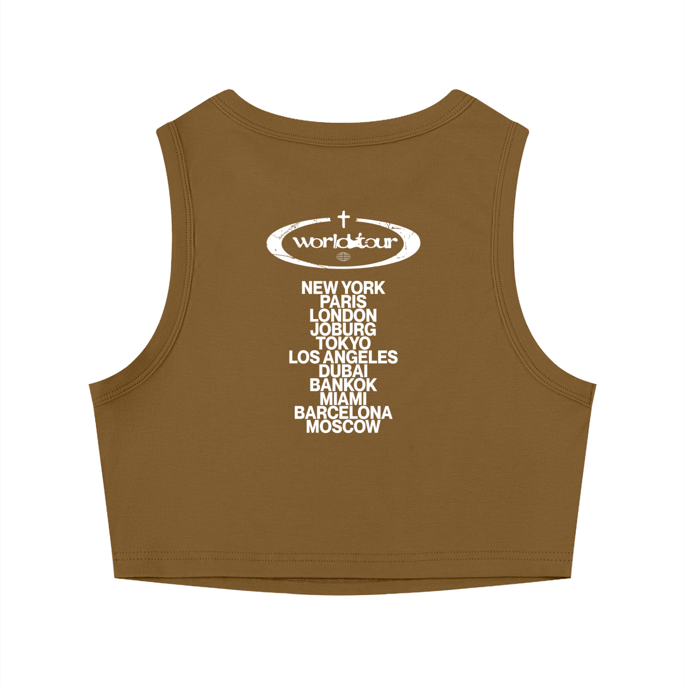 God Is Everywhere Women's Tight Crewneck Crop Tank Top