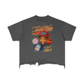 Kid Cosmo Limited Edition Vintage Wash Boxy Distressed Hem T-Shirt