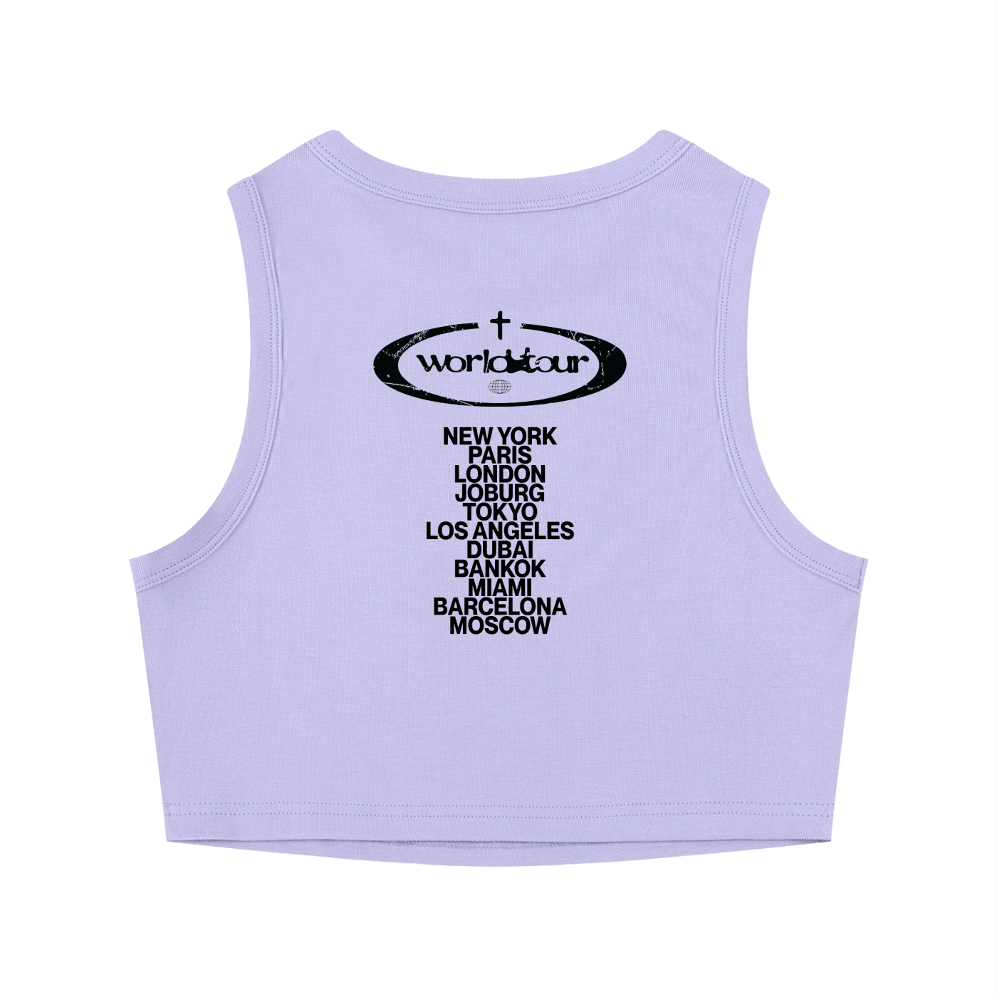 God Is Everywhere Women's Tight Crewneck Crop Tank Top