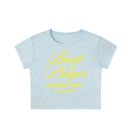 Built By Prayer Women's Dept. Snow Washed Crop Top